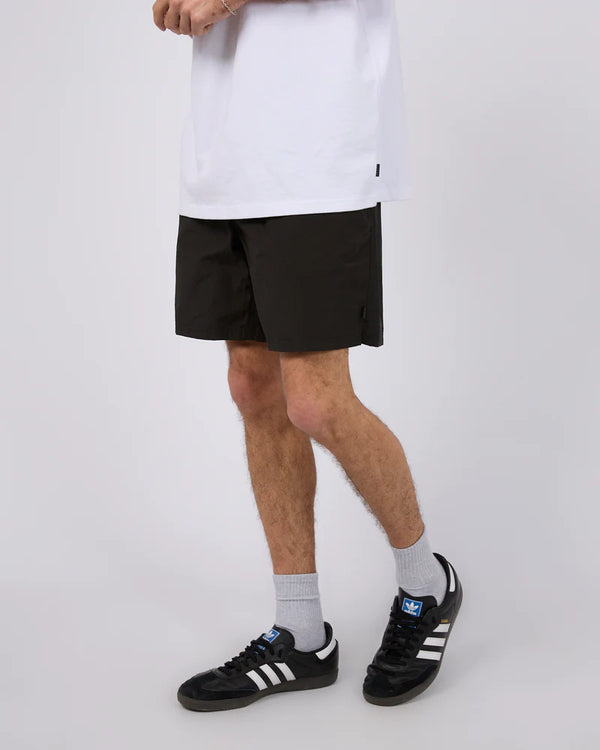 Silent Theory Vacay Nylon Short Black