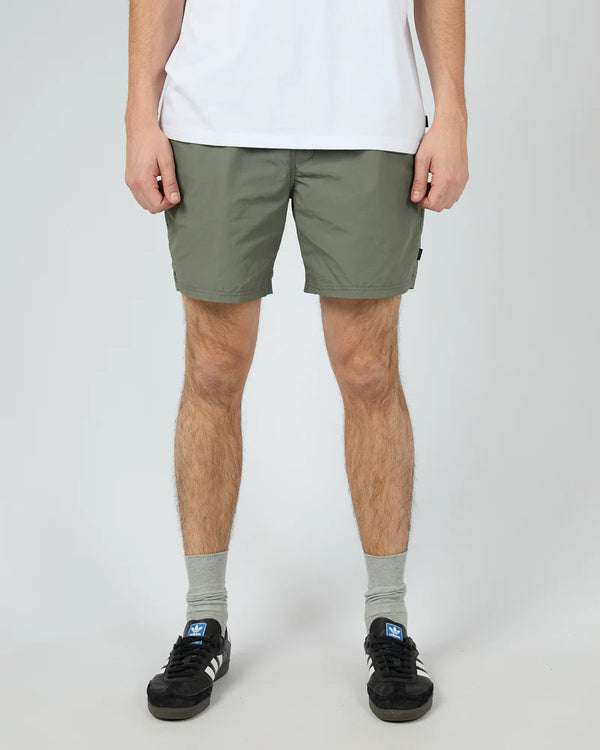 Silent Theory Vacay Nylon Short Khaki