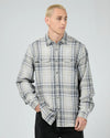 Silent Theory Check Waffle Shirt Multicoloured
