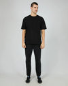 Silent Theory Relaxed Straight Chino Black