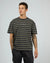 St. Goliath Brooks Stripe Tee Steel Blue