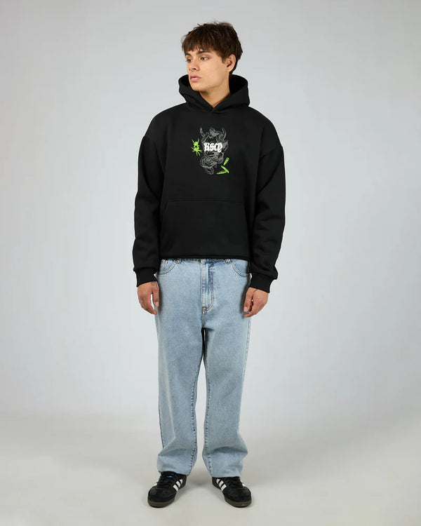 KSCY Wither Oversized Hoodie Black